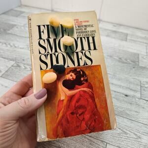 Five Smooth‎ Stones by Ann Fairbairn 1968 Bantam Paperback Vintage Romance Novel